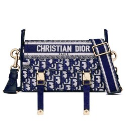 Replica Christian Dior Small Diorcamp Bag Blue