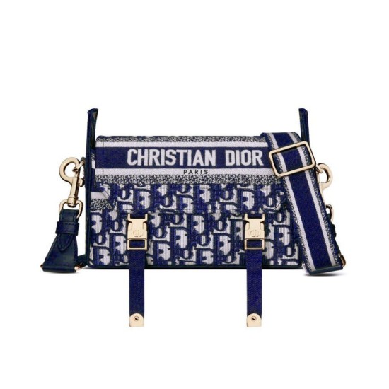 Replica Christian Dior Small Diorcamp Bag Blue