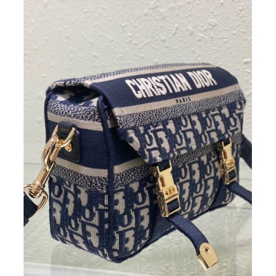 Replica Christian Dior Small Diorcamp Bag Blue