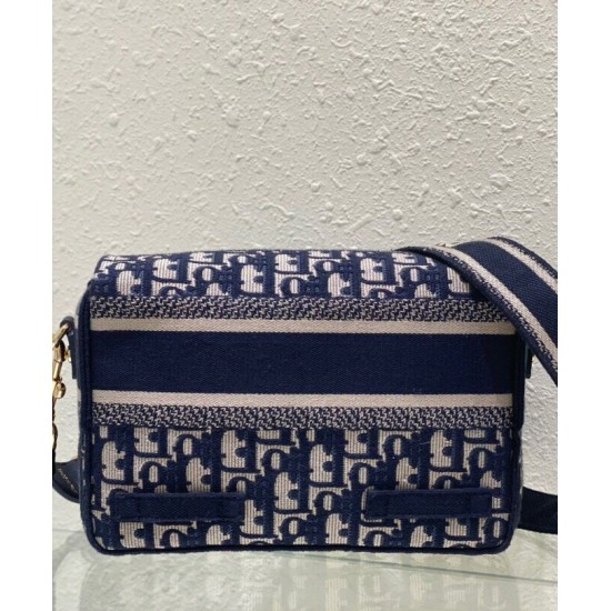 Replica Christian Dior Small Diorcamp Bag Blue