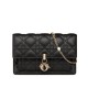 Replica Christian Dior Lady Dior Chain Pouch Black Fake Christian Dior Lady Dior Chain Pouch Black Replica