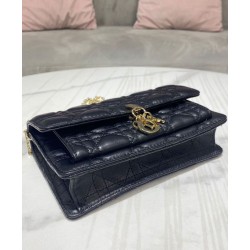 Replica Christian Dior Lady Dior Chain Pouch Black Fake Christian Dior Lady Dior Chain Pouch Black Replica