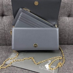 Replica Christian Dior Lady Dior Pouch Blue