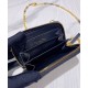 Replica Christian Dior Mini Dior Caro Zipped Pouch Black Replica Christian Dior Mini Dior Caro Zipped Pouch Black