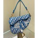 Replica Christian Dior Saddle Bag Blue Replica Christian Dior Saddle Bag Blue