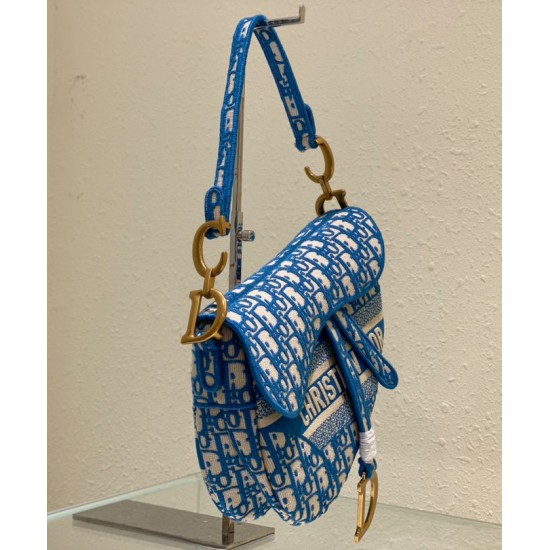 Replica Christian Dior Saddle Bag Blue Replica Christian Dior Saddle Bag Blue