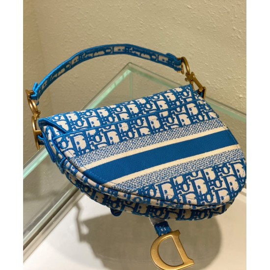 Replica Christian Dior Saddle Bag Blue Replica Christian Dior Saddle Bag Blue