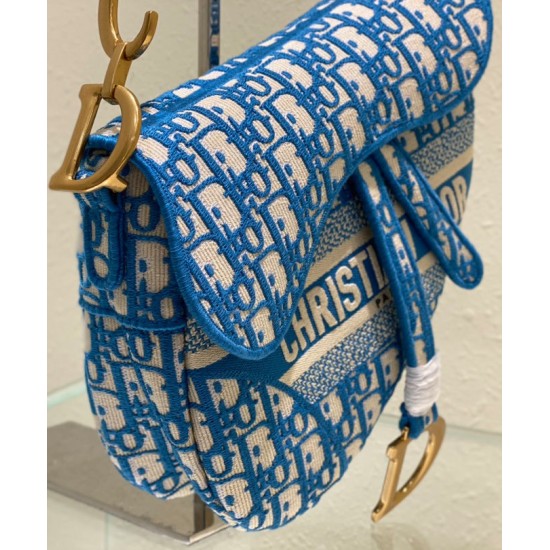 Replica Christian Dior Saddle Bag Blue Replica Christian Dior Saddle Bag Blue