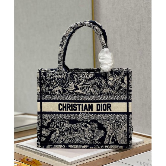 Fake Christian Dior Small Dior Book Tote Dark Blue Replica Replica Christian Dior Small Dior Book Tote Dark Blue
