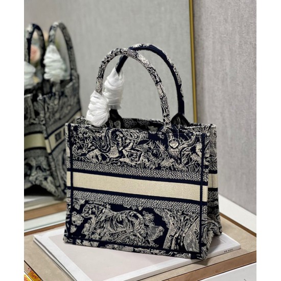 Fake Christian Dior Small Dior Book Tote Dark Blue Replica Replica Christian Dior Small Dior Book Tote Dark Blue