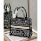 Fake Christian Dior Small Dior Book Tote Dark Blue Replica Replica Christian Dior Small Dior Book Tote Dark Blue