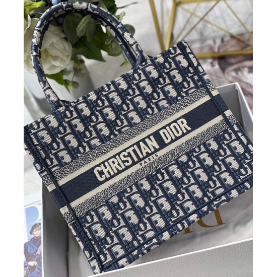 Replica Christian Dior Small Dior Book Tote Dark Blue Replica Christian Dior Small Dior Book Tote Dark Blue