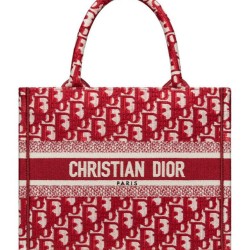 Replica Christian Dior Small Dior Book Tote Red