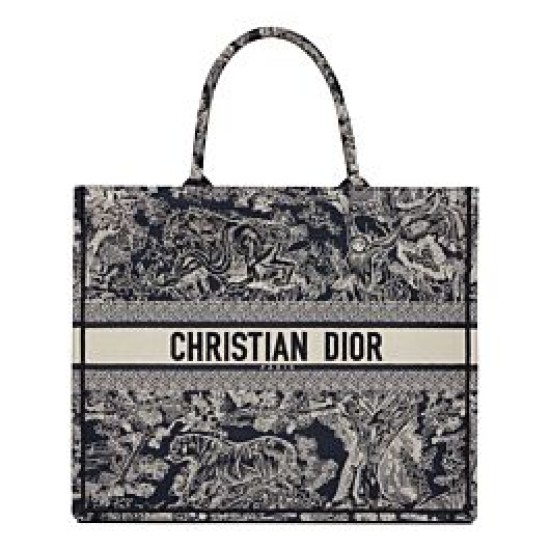 Replica Christian Dior Large Dior Book Tote Dark Blue Replica Christian Dior Large Dior Book Tote Dark Blue