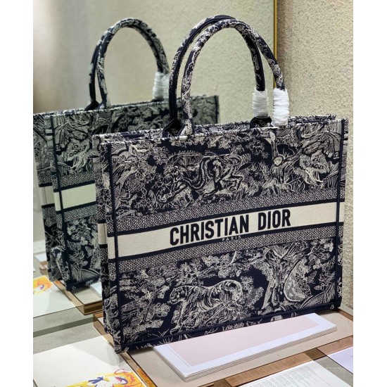 Replica Christian Dior Large Dior Book Tote Dark Blue Replica Christian Dior Large Dior Book Tote Dark Blue