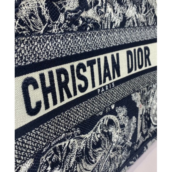 Replica Christian Dior Large Dior Book Tote Dark Blue Replica Christian Dior Large Dior Book Tote Dark Blue