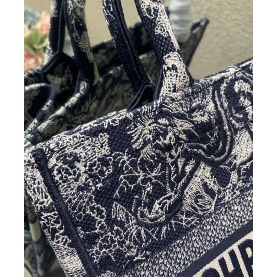 Replica Christian Dior Large Dior Book Tote Dark Blue Replica Christian Dior Large Dior Book Tote Dark Blue