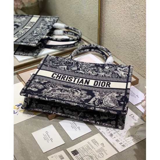 Replica Christian Dior Medium Dior Book Tote Dark Blue Replica Christian Dior Medium Dior Book Tote Dark Blue