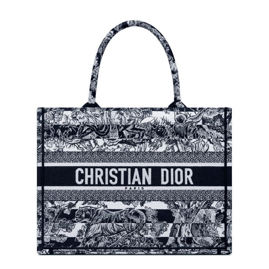 Fake Christian Dior Medium Book Tote Dark Blue Replica Replica Christian Dior Medium Book Tote Dark Blue