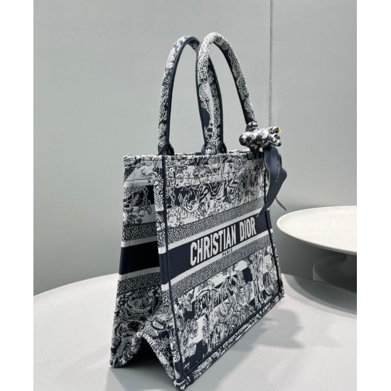 Fake Christian Dior Medium Book Tote Dark Blue Replica Replica Christian Dior Medium Book Tote Dark Blue