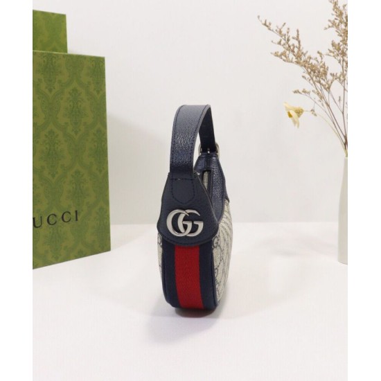 Fake Gucci Ophidia GG Mini Bag 658551 Dark Blue Replica
