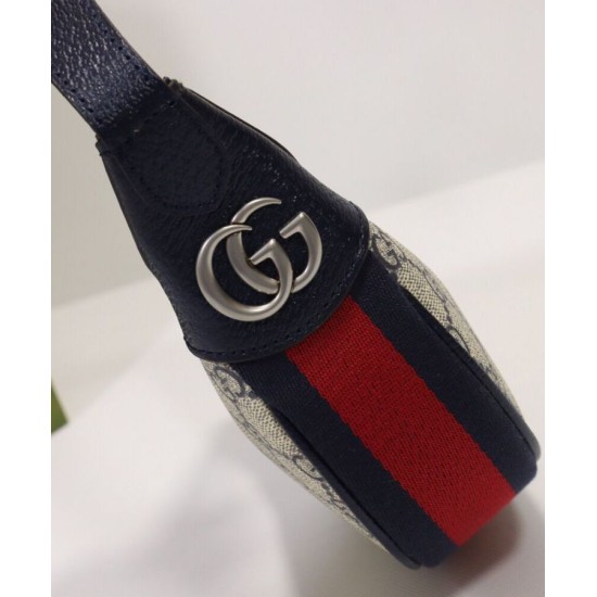 Fake Gucci Ophidia GG Mini Bag 658551 Dark Blue Replica