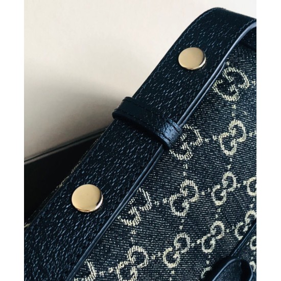 Replica Gucci Horsebit 1955 Shoulder Bag 602204 Black Replica Gucci Horsebit 1955 Shoulder Bag 602204 Black