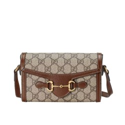 Replica Gucci Horsebit 1955 Mini Bag 699296 Brown