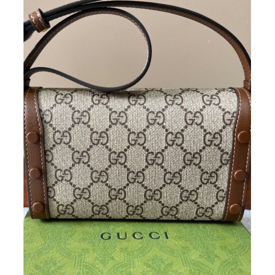 Replica Gucci Horsebit 1955 Mini Bag 699296 Brown Replica Gucci Horsebit 1955 Mini Bag 699296 Brown