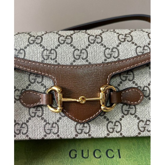 Replica Gucci Horsebit 1955 Mini Bag 699296 Brown Replica Gucci Horsebit 1955 Mini Bag 699296 Brown