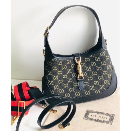 Replica Gucci Jackie 1961 Small Shoulder Bag 678843 Black Replica Gucci Jackie 1961 Small Shoulder Bag 678843 Black