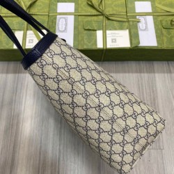 Replica Gucci Ophidia Medium GG Tote 631685 Dark Blue