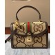 Replica Gucci Ophidia jumbo GG Small Bag 651055 Brown