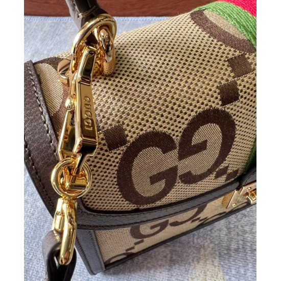 Replica Gucci Ophidia jumbo GG Small Bag 651055 Brown