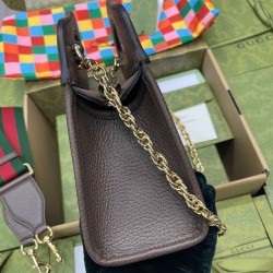 Fake Gucci Ophidia Small Tote With Web 693724 Dark Blue Replica
