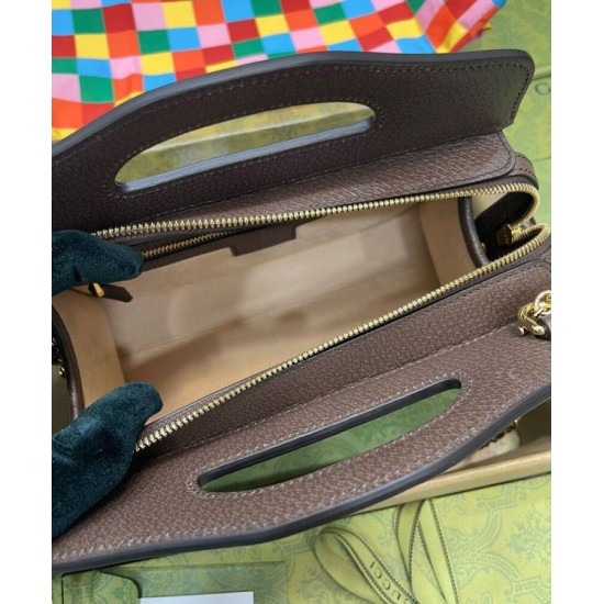 Fake Gucci Ophidia Small Tote With Web 693724 Dark Blue Replica