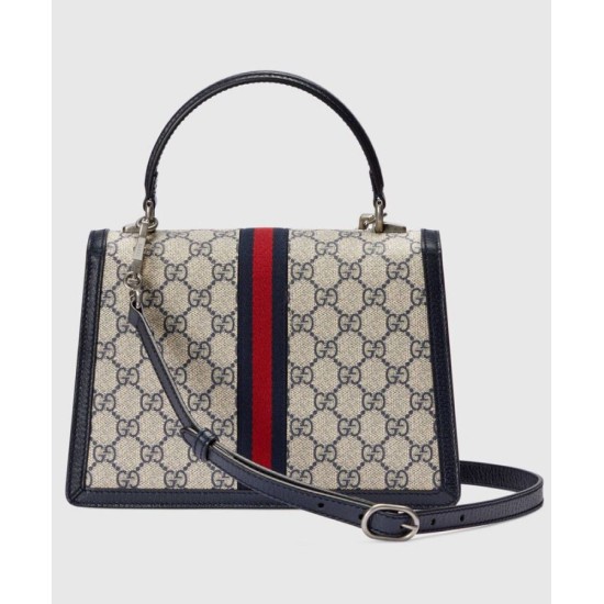 Replica Gucci Ophidia GG Small Tote Bag 651055 Dark Blue