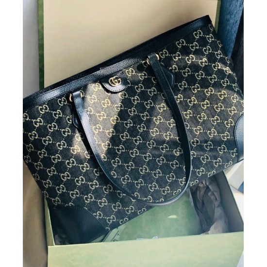 Replica Gucci Ophidia Medium Tote With Web 631685 Black Fake Gucci Ophidia Medium Tote With Web 631685 Black Replica