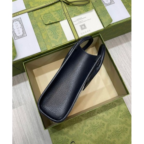 Fake Gucci Mini Tote Bag With Interlocking G 671623 Dark Blue Replica Fake Gucci Mini Tote Bag With Interlocking G 671623 Dark Blue Replica