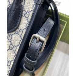 Fake Gucci Mini Tote Bag With Interlocking G 671623 Dark Blue Replica Fake Gucci Mini Tote Bag With Interlocking G 671623 Dark Blue Replica