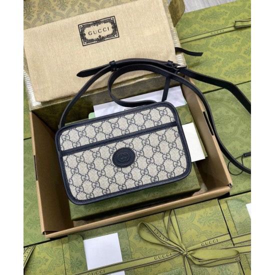 Fake Gucci GG Shoulder Bag 658572 Dark Blue Replica Fake Gucci GG Shoulder Bag 658572 Dark Blue Replica