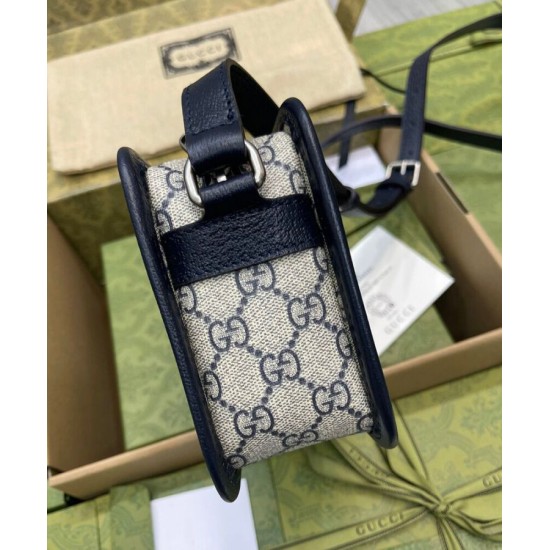 Fake Gucci GG Shoulder Bag 658572 Dark Blue Replica Fake Gucci GG Shoulder Bag 658572 Dark Blue Replica