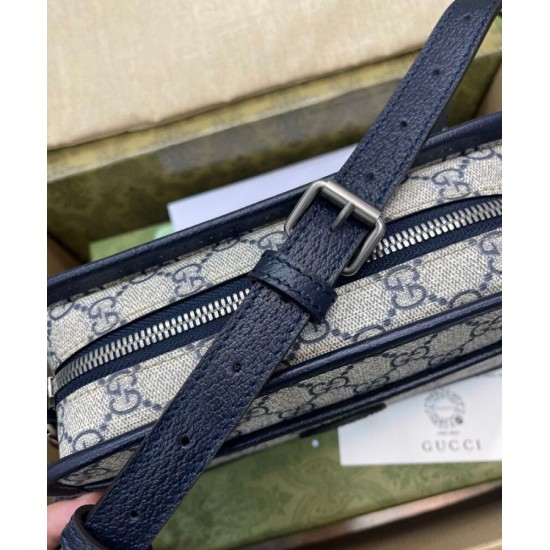 Fake Gucci GG Shoulder Bag 658572 Dark Blue Replica Fake Gucci GG Shoulder Bag 658572 Dark Blue Replica
