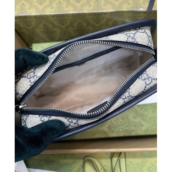 Fake Gucci GG Shoulder Bag 658572 Dark Blue Replica Fake Gucci GG Shoulder Bag 658572 Dark Blue Replica