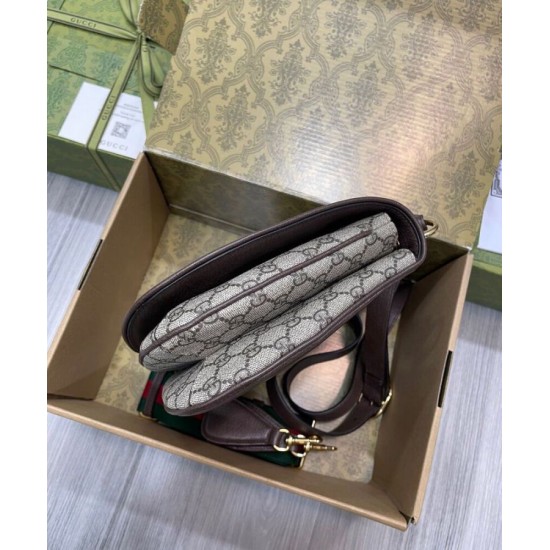 Fake Gucci Medium Shoulder Bag With Round Interlocking G 699210 Dark Coffee Replica Replica Gucci Medium Shoulder Bag With Round Interlocking G 699210 Dark Coffee