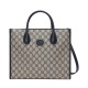 Fake Gucci Small Tote Bag With Interlocking G 659983 Dark Blue Replica