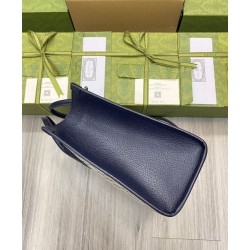 Replica Gucci Small Tote Bag With Interlocking G 659983 Dark Blue Fake Gucci Small Tote Bag With Interlocking G 659983 Dark Blue Replica