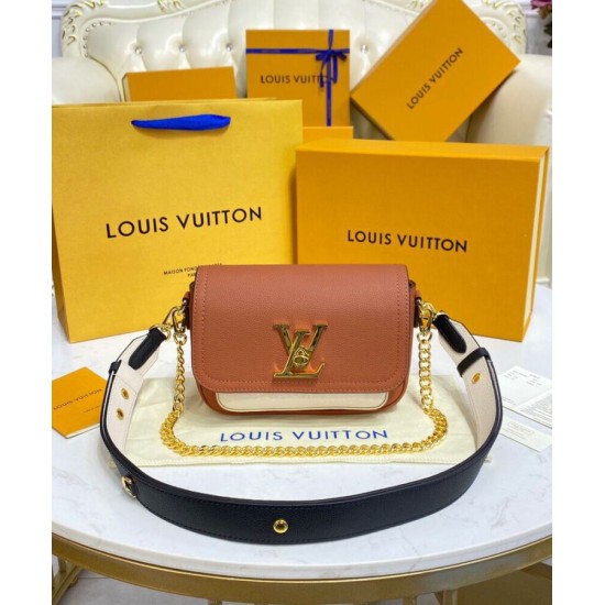 Replica Louis Vuitton Lockme Tender M59491 Coffee