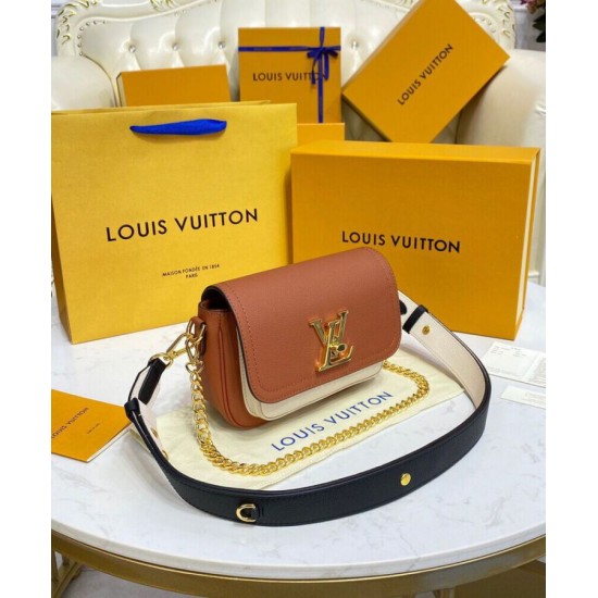 Replica Louis Vuitton Lockme Tender M59491 Coffee