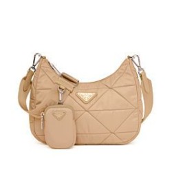 Fake Prada Padded nylon shoulder bag 1BC151 Replica